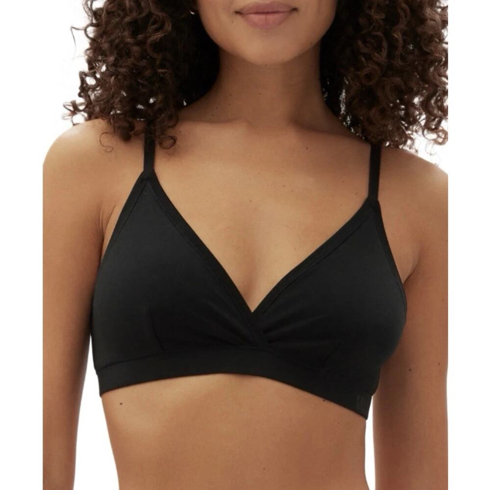Brand New Gap Body Women's Size Large Black Breathe Bralette Bra